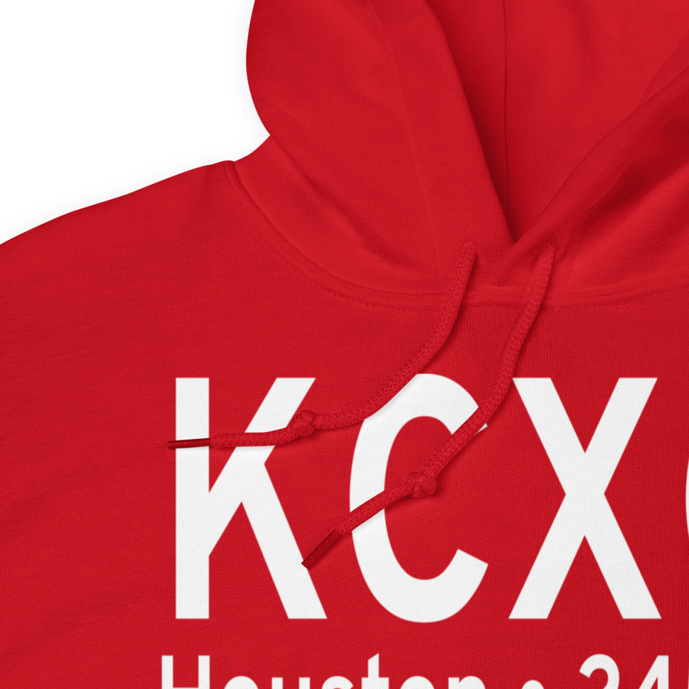 Conroe-North Houston Regional Airport (KCXO) ICAO Hoodie Sweatshirt 
