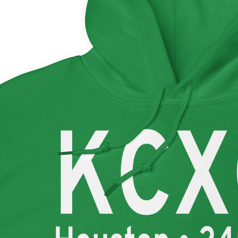 Conroe-North Houston Regional Airport (KCXO) ICAO Hoodie Sweatshirt 