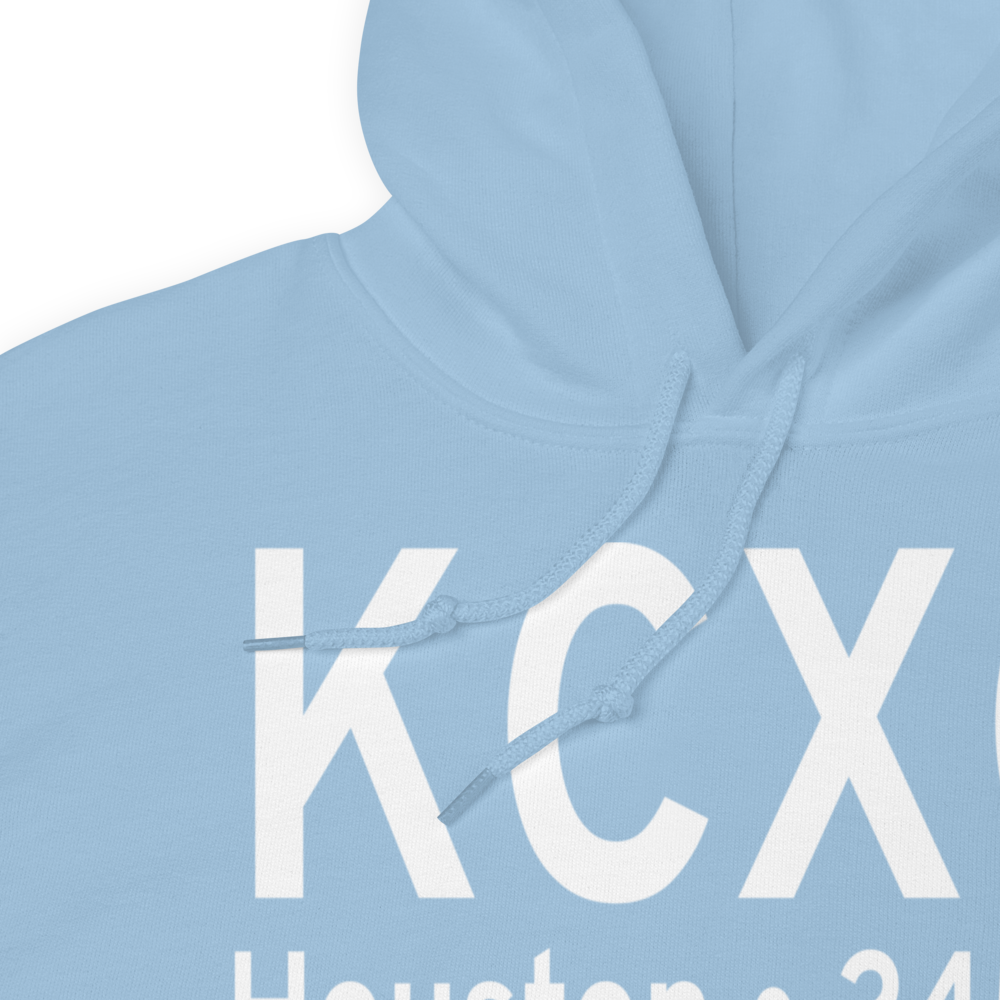 Conroe-North Houston Regional Airport (KCXO) ICAO Hoodie Sweatshirt 