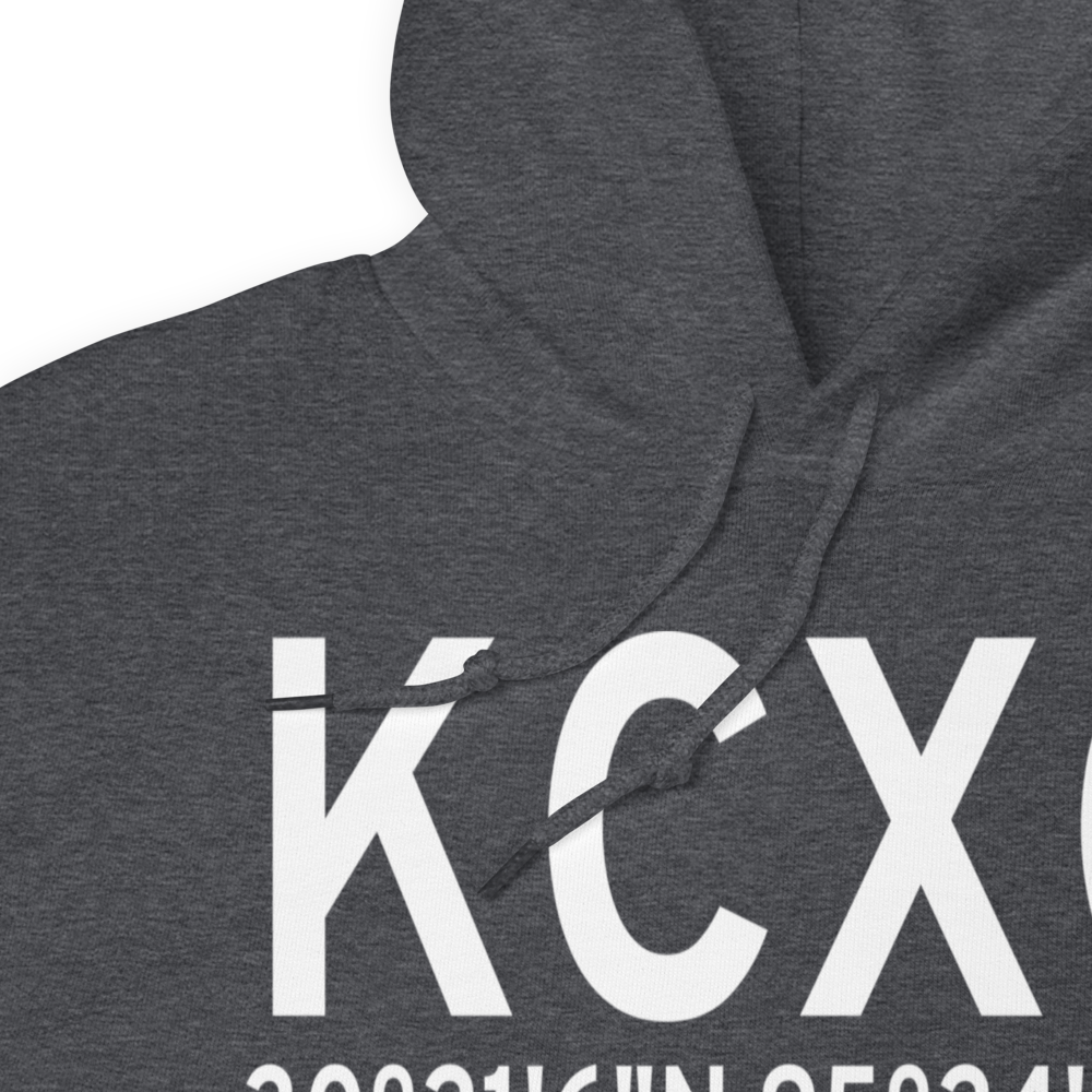 Conroe-North Houston Regional Airport (KCXO) ICAO Hoodie Sweatshirt 