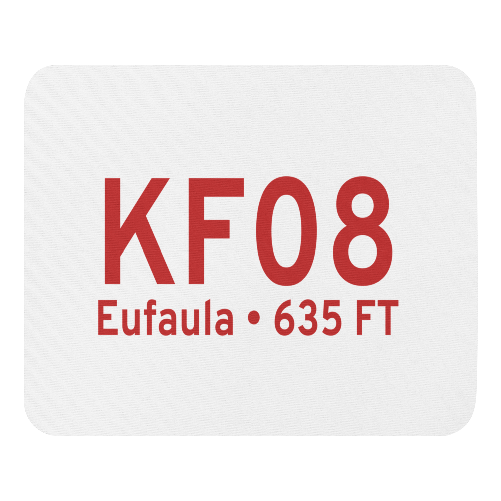 Eufaula Municipal Airport (KF08) ICAO  Mouse Pad 