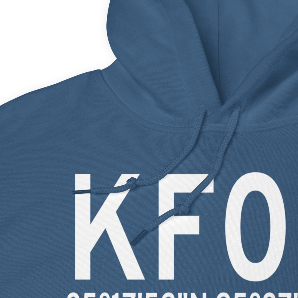 Eufaula Municipal Airport (KF08) ICAO Hoodie Sweatshirt 