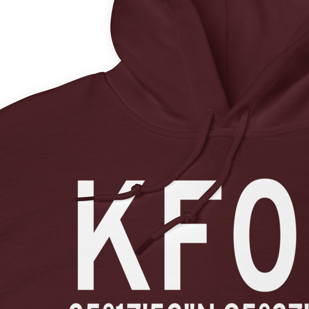 Eufaula Municipal Airport (KF08) ICAO Hoodie Sweatshirt 