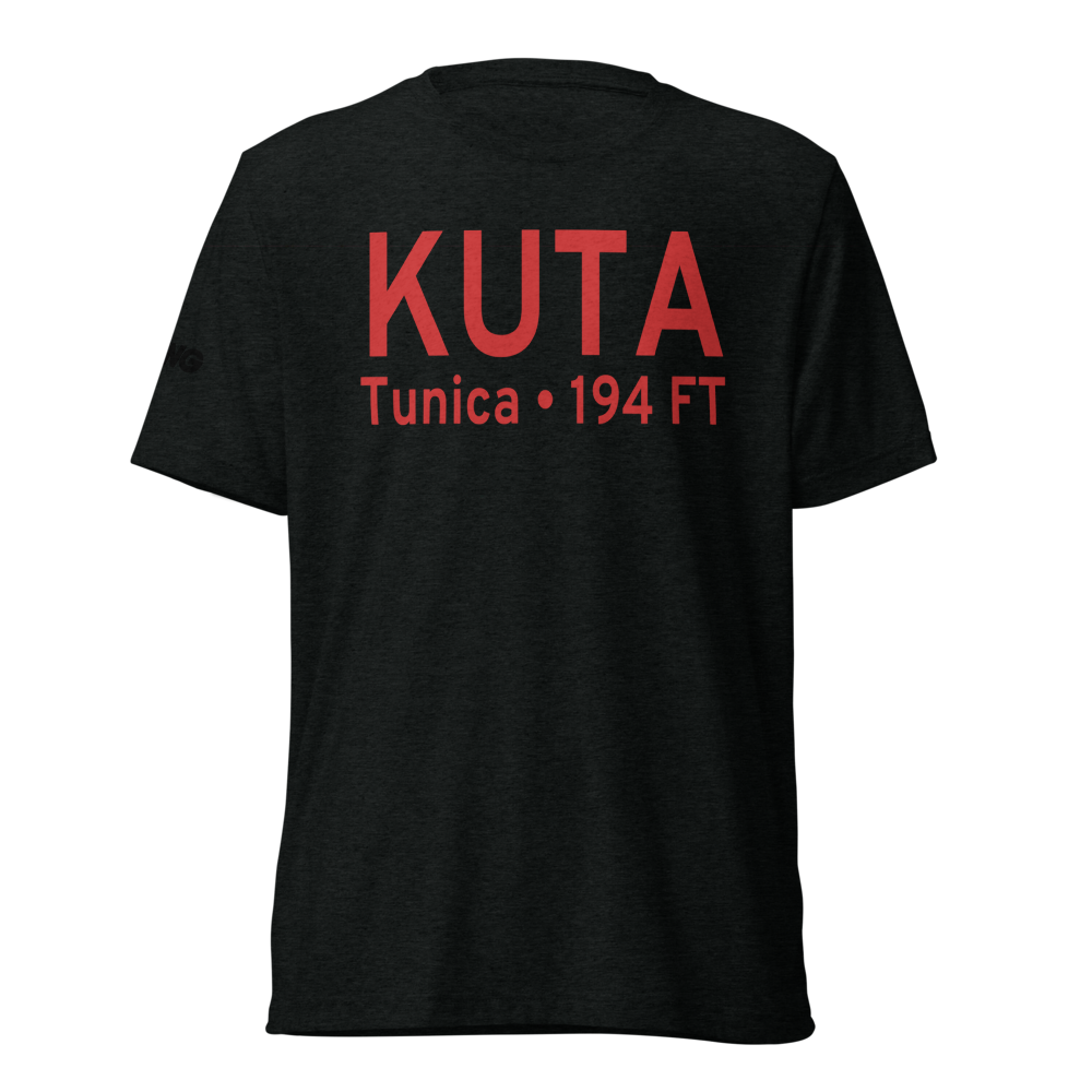 Tunica Municipal Airport (KUTA) ICAO Tri-blend T-Shirt 