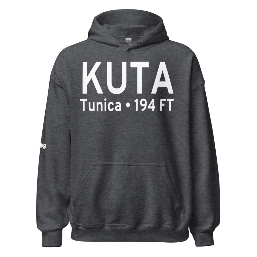 Tunica Municipal Airport (KUTA) ICAO Hoodie Sweatshirt 