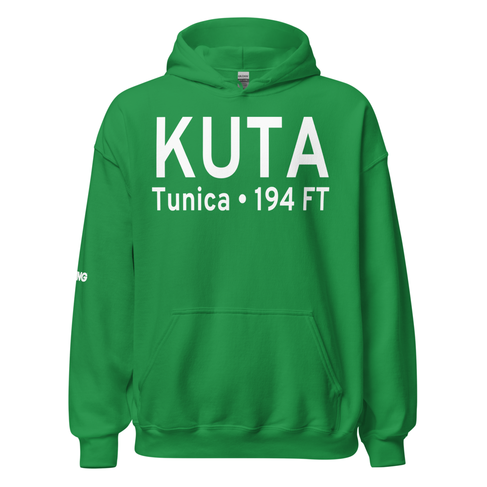 Tunica Municipal Airport (KUTA) ICAO Hoodie Sweatshirt 