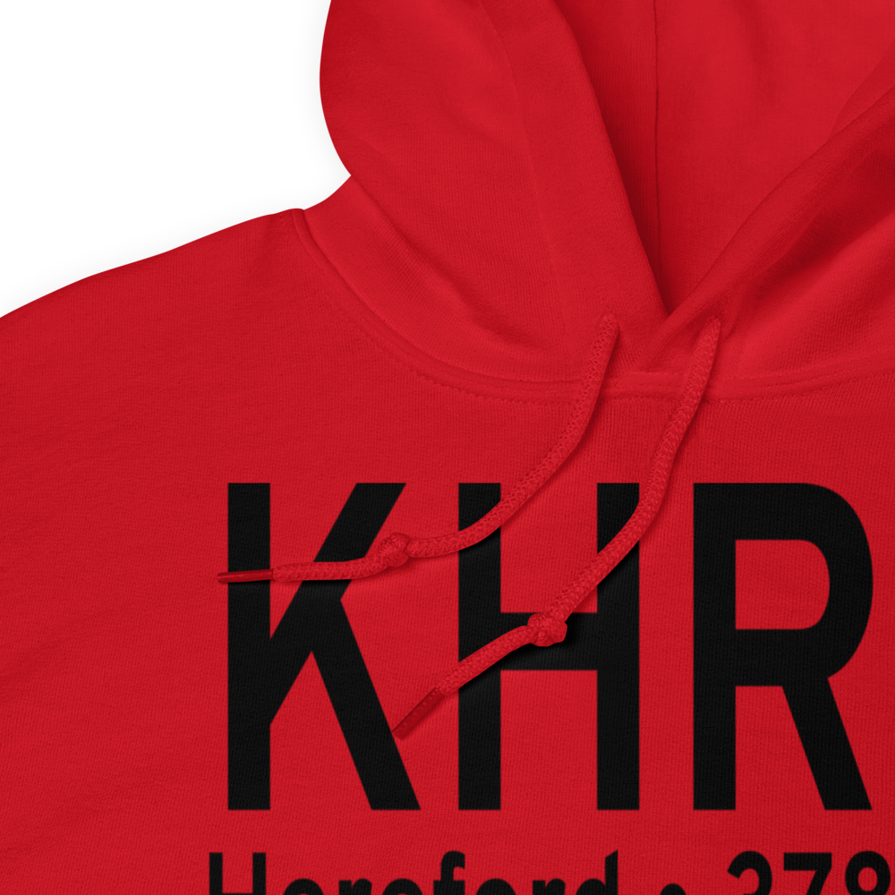 Hereford Municipal Airport (KHRX) ICAO Hoodie Sweatshirt 