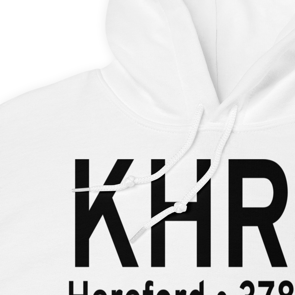 Hereford Municipal Airport (KHRX) ICAO Hoodie Sweatshirt 