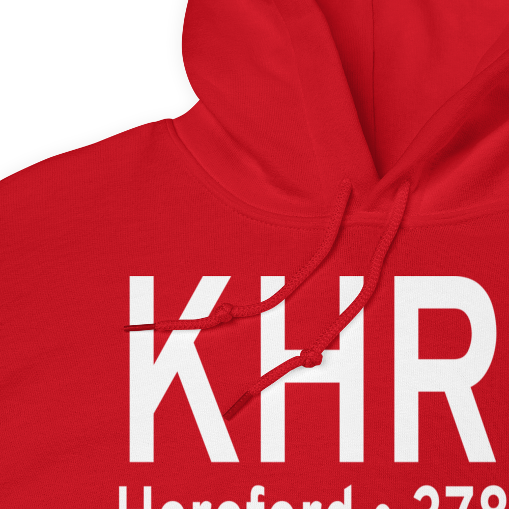 Hereford Municipal Airport (KHRX) ICAO Hoodie Sweatshirt 