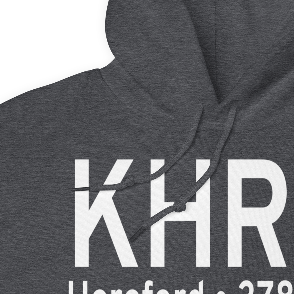 Hereford Municipal Airport (KHRX) ICAO Hoodie Sweatshirt 