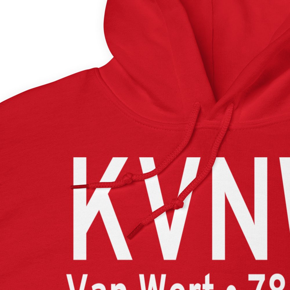 Van Wert County Airport (KVNW) ICAO Hoodie Sweatshirt 