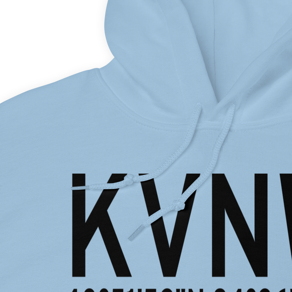 Van Wert County Airport (KVNW) ICAO Hoodie Sweatshirt 