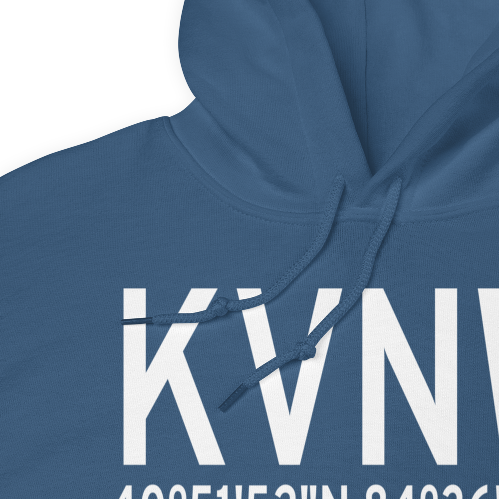 Van Wert County Airport (KVNW) ICAO Hoodie Sweatshirt 