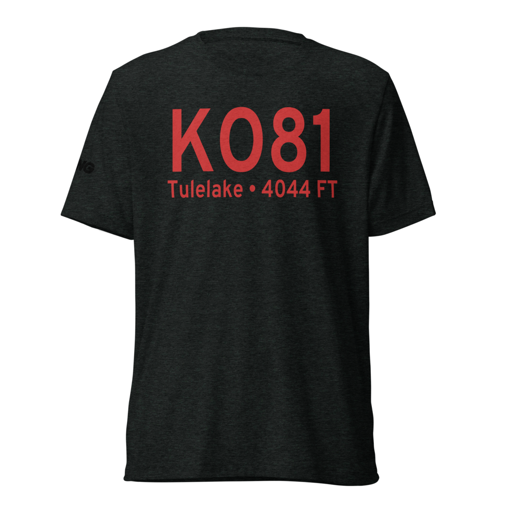 Tulelake Municipal Airport (KO81) ICAO Tri-blend T-Shirt 