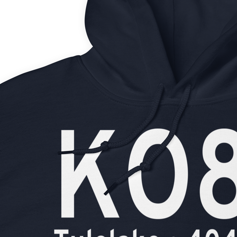 Tulelake Municipal Airport (KO81) ICAO Hoodie Sweatshirt 