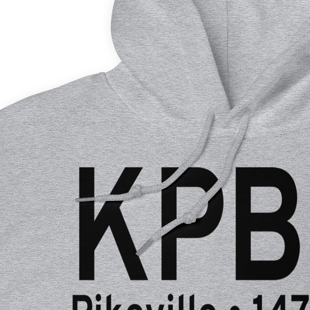 Pike County-Hatcher Field (KPBX) ICAO Hoodie Sweatshirt 