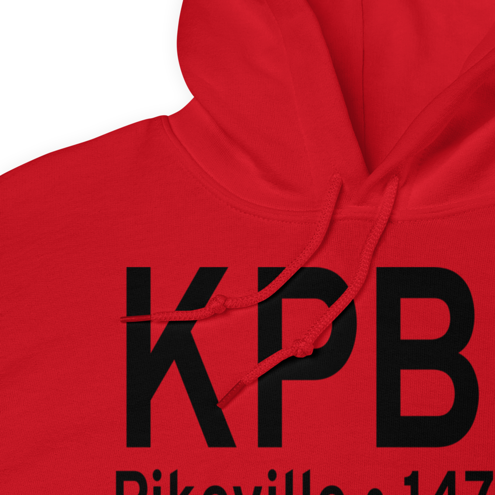 Pike County-Hatcher Field (KPBX) ICAO Hoodie Sweatshirt 