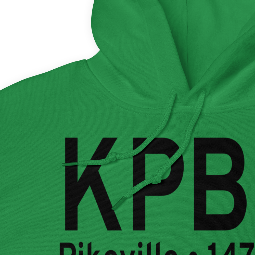 Pike County-Hatcher Field (KPBX) ICAO Hoodie Sweatshirt 