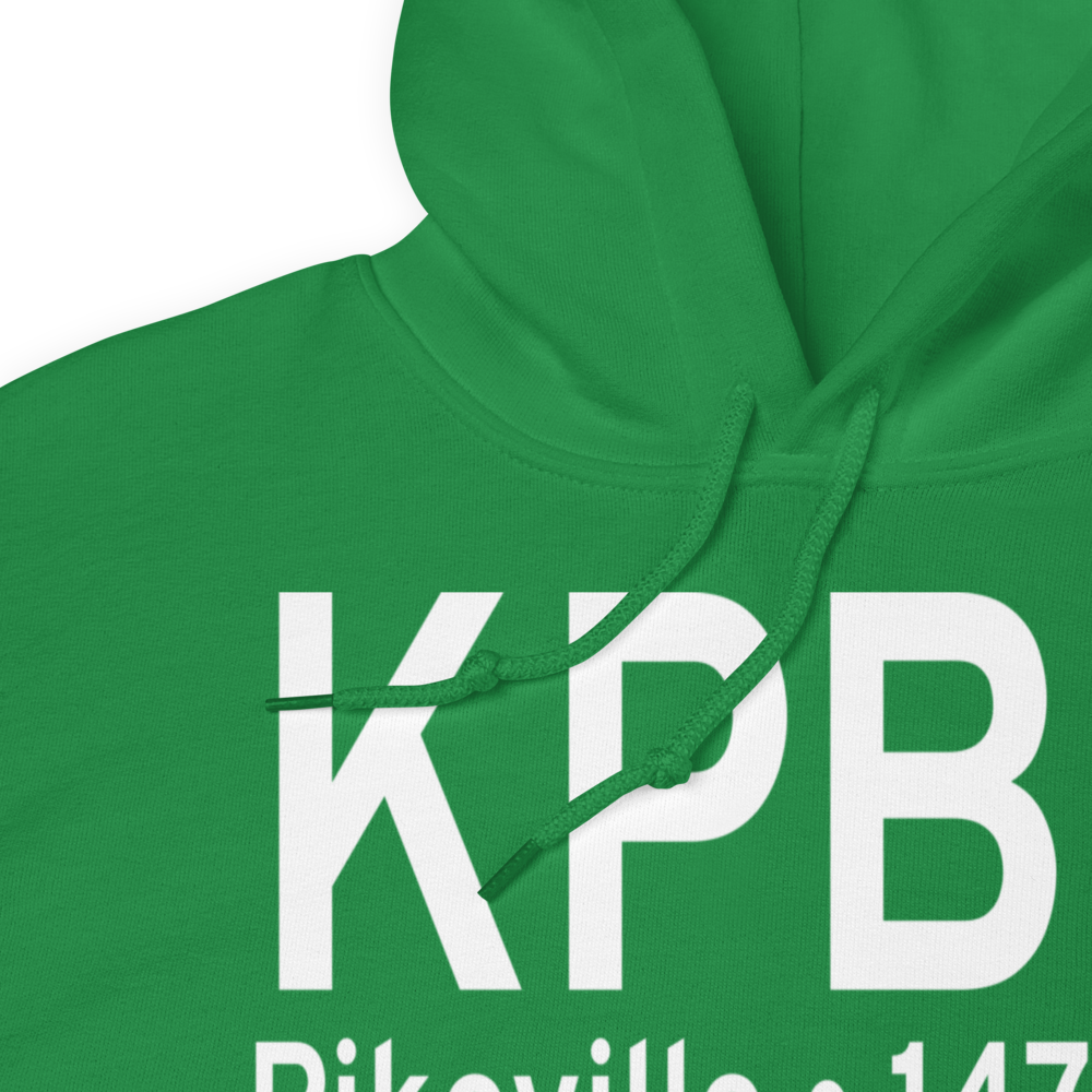 Pike County-Hatcher Field (KPBX) ICAO Hoodie Sweatshirt 