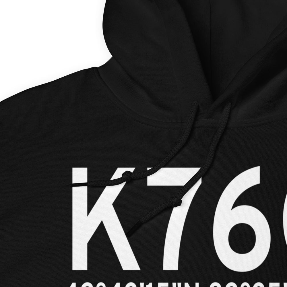 Marine City Airport (K76G) ICAO Hoodie Sweatshirt 