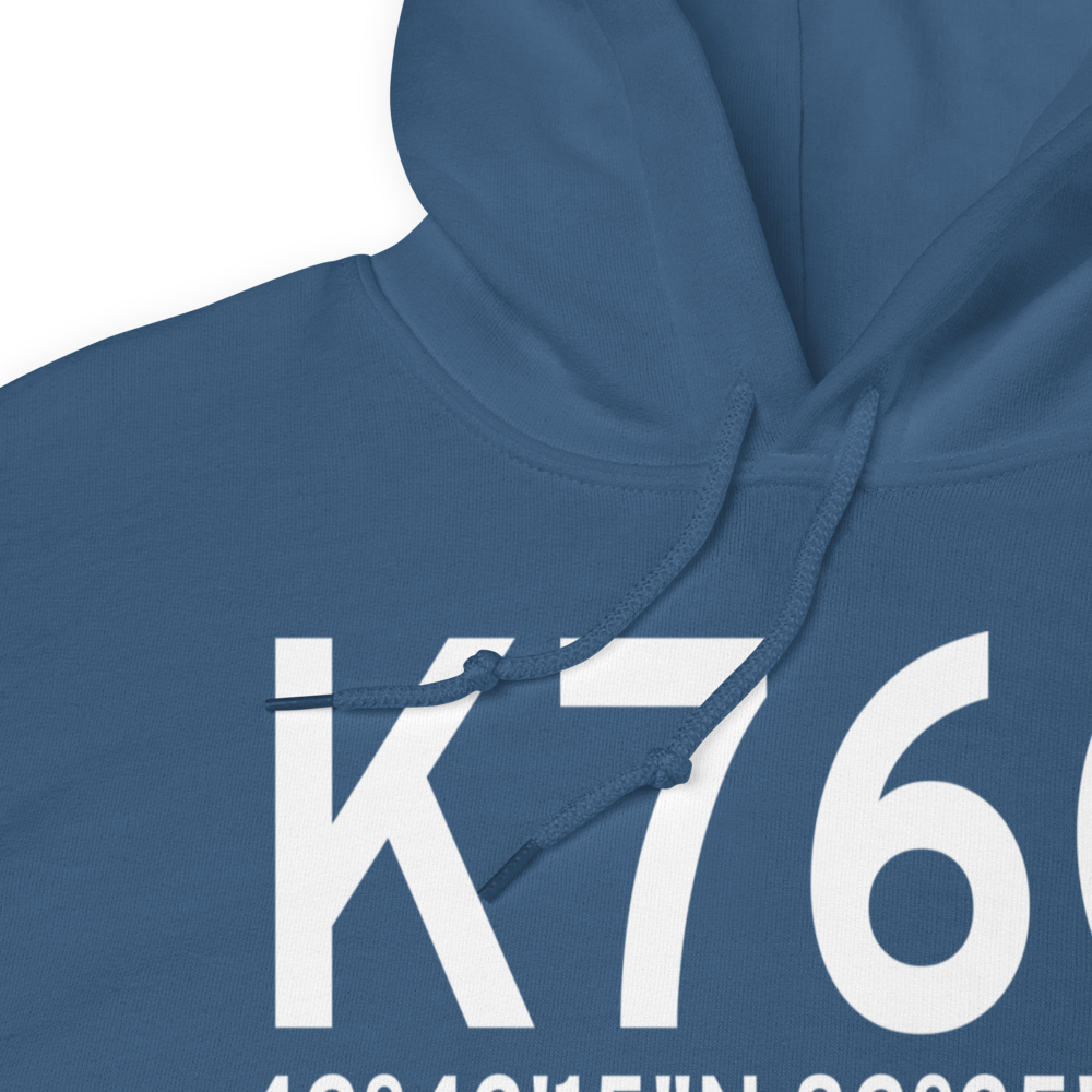 Marine City Airport (K76G) ICAO Hoodie Sweatshirt 