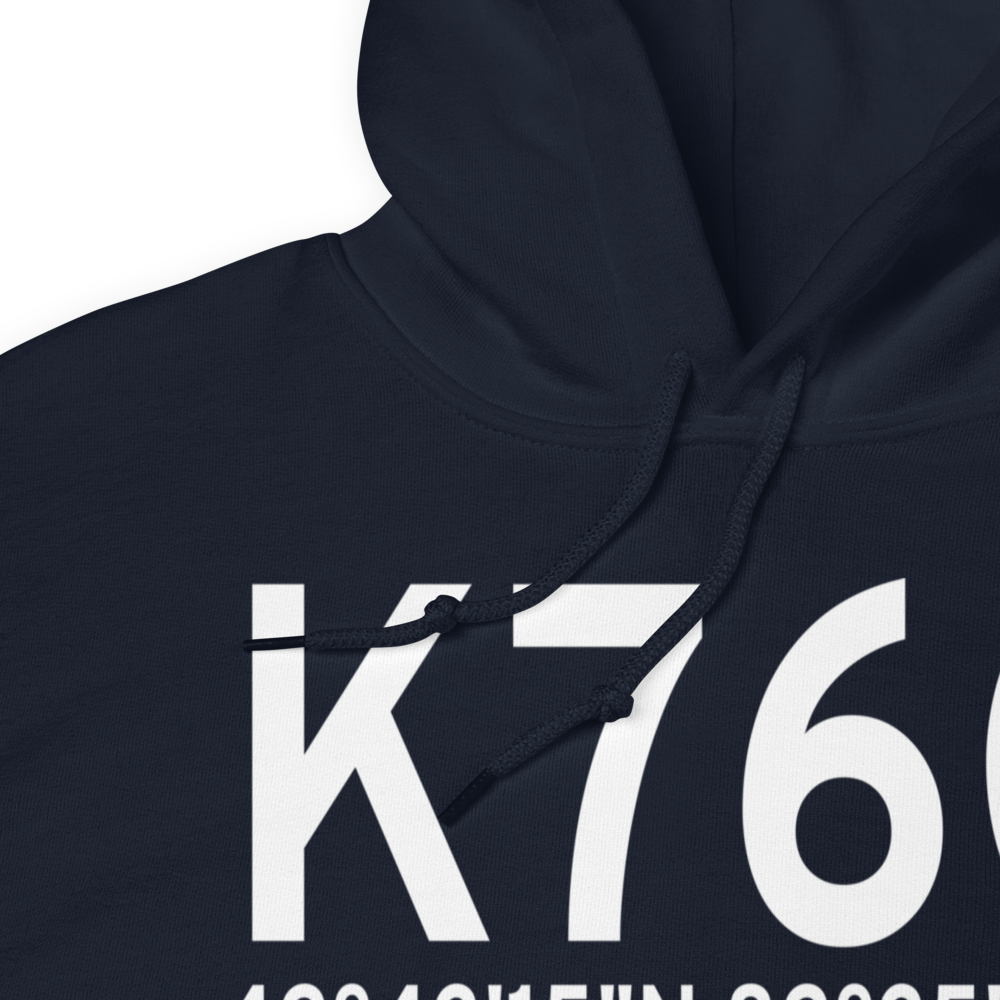 Marine City Airport (K76G) ICAO Hoodie Sweatshirt 