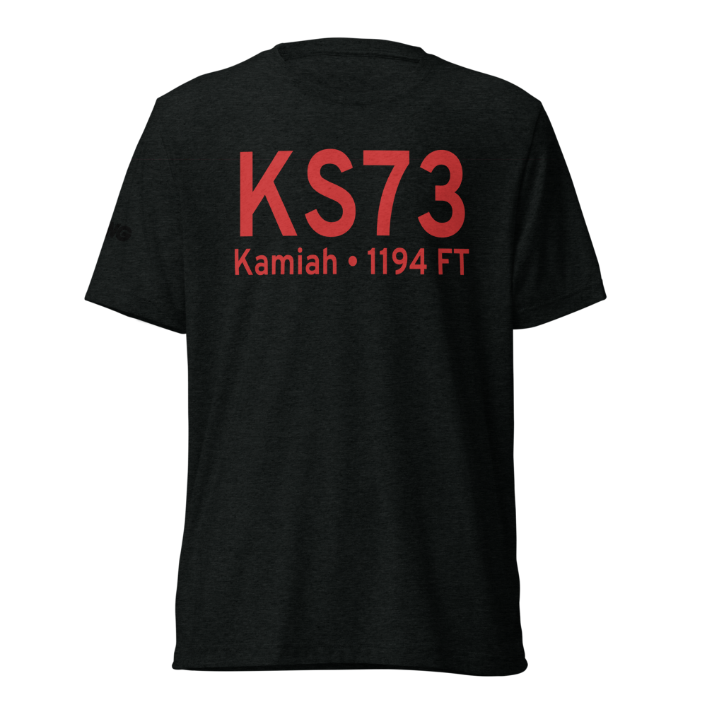 Kamiah Municipal Airport (KS73) ICAO Tri-blend T-Shirt 