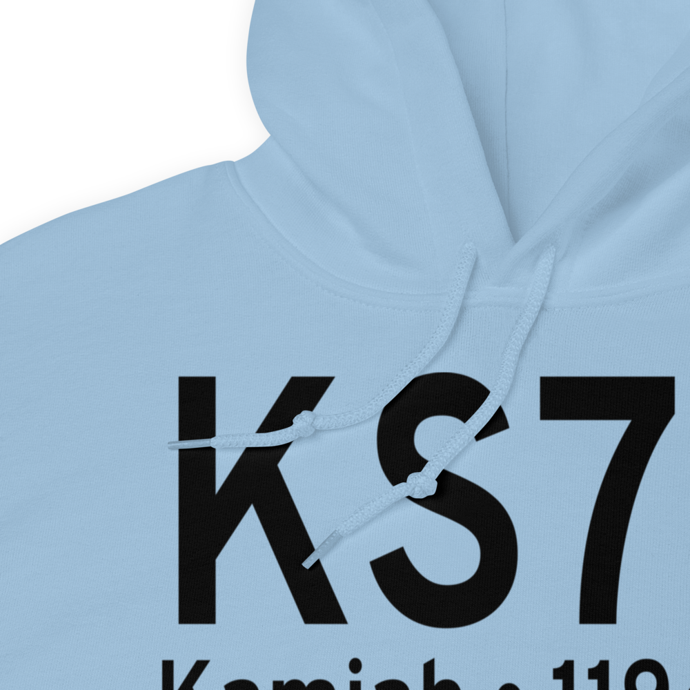 Kamiah Municipal Airport (KS73) ICAO Hoodie Sweatshirt 