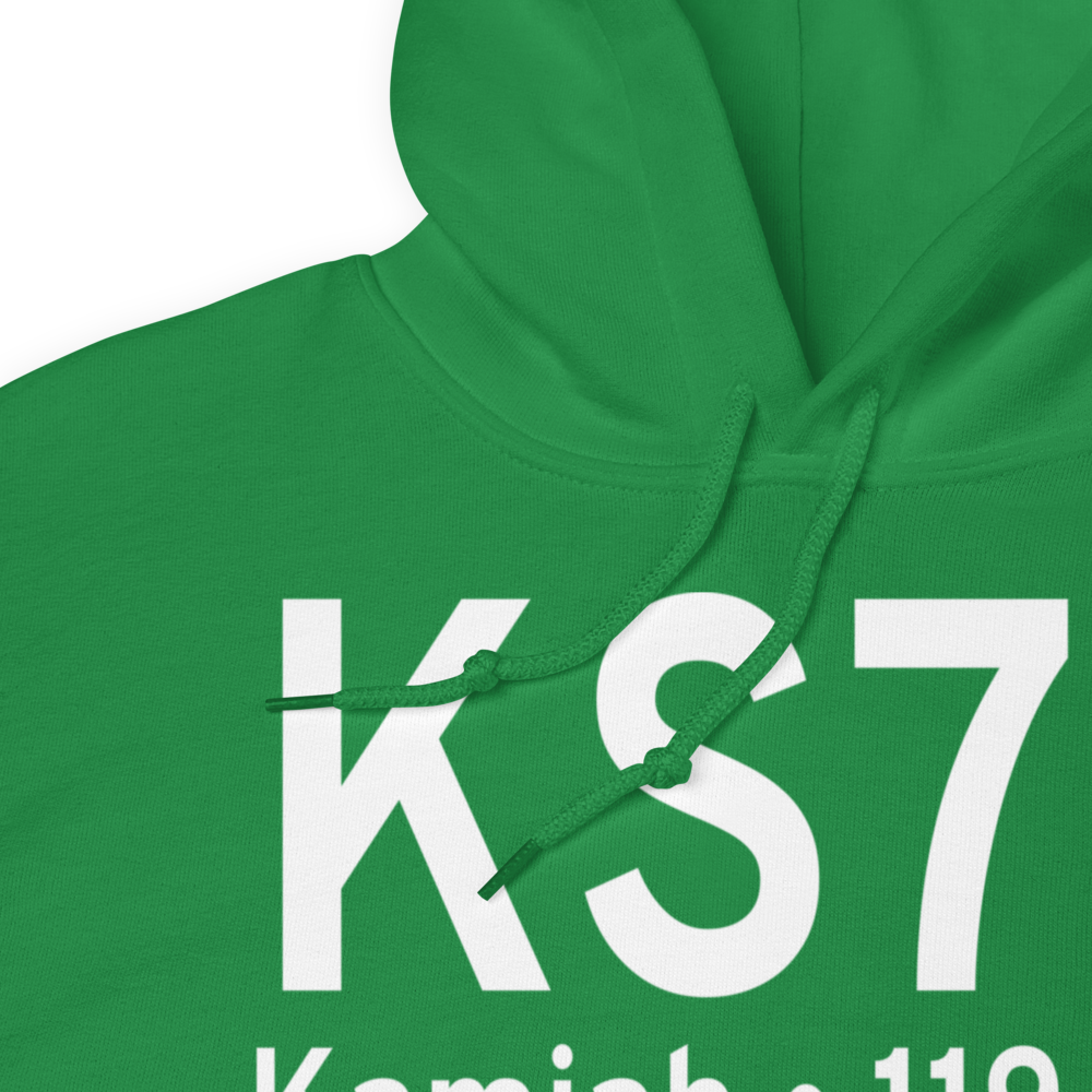 Kamiah Municipal Airport (KS73) ICAO Hoodie Sweatshirt 