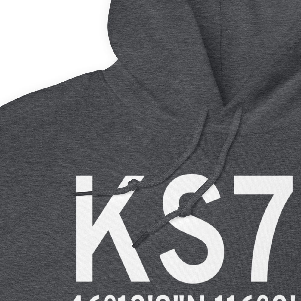 Kamiah Municipal Airport (KS73) ICAO Hoodie Sweatshirt 