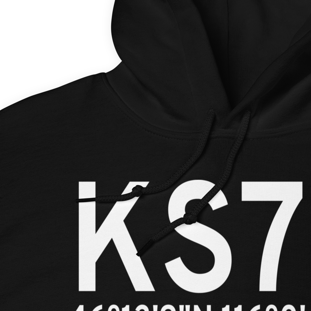 Kamiah Municipal Airport (KS73) ICAO Hoodie Sweatshirt 