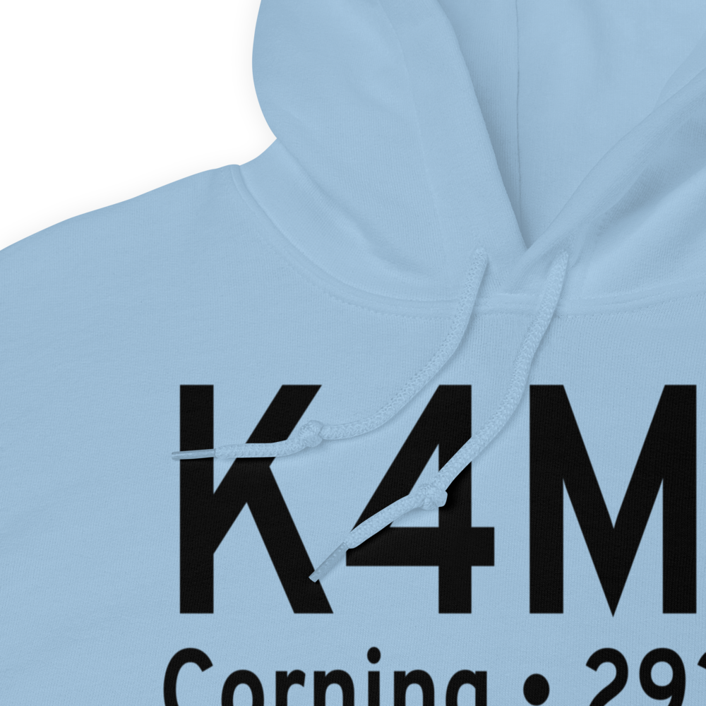 Corning Municipal Airport (K4M9) ICAO Hoodie Sweatshirt 