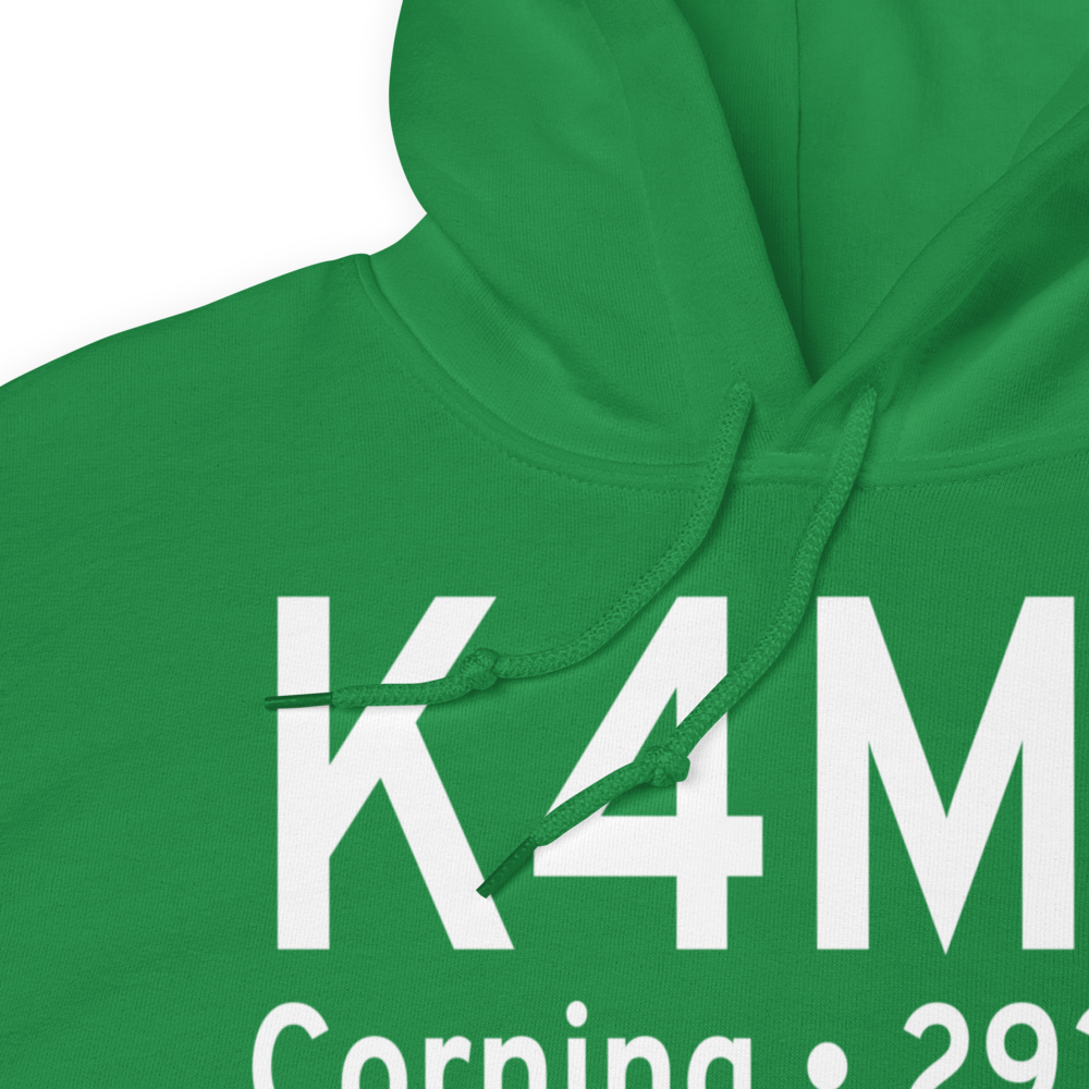 Corning Municipal Airport (K4M9) ICAO Hoodie Sweatshirt 