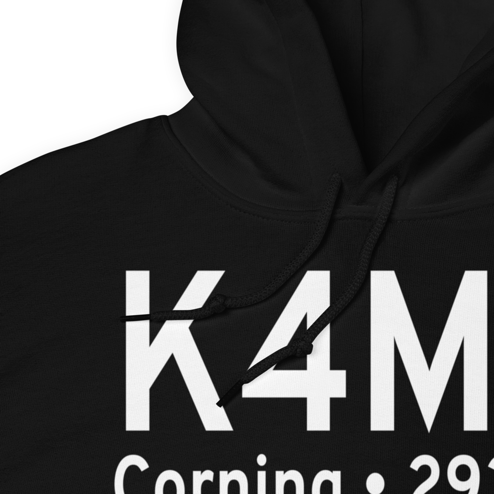 Corning Municipal Airport (K4M9) ICAO Hoodie Sweatshirt 