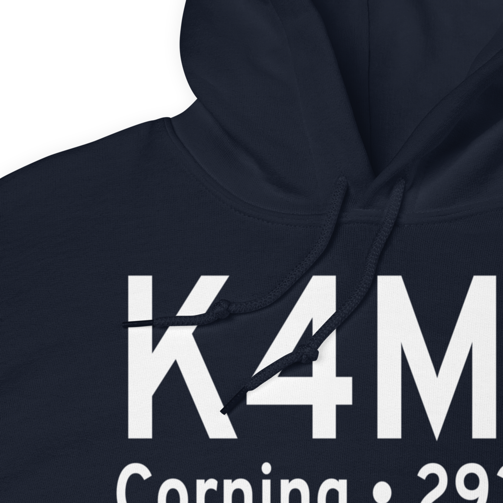 Corning Municipal Airport (K4M9) ICAO Hoodie Sweatshirt 