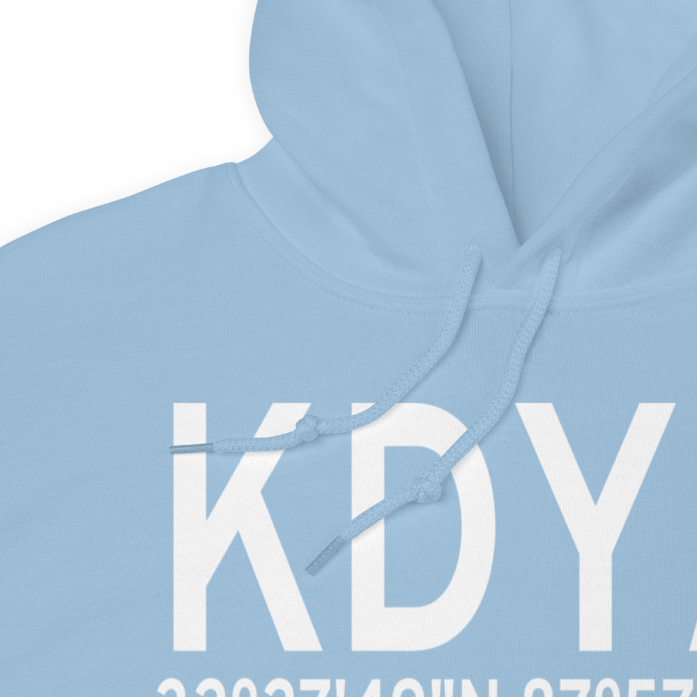 Demopolis Municipal Airport (KDYA) ICAO Hoodie Sweatshirt 