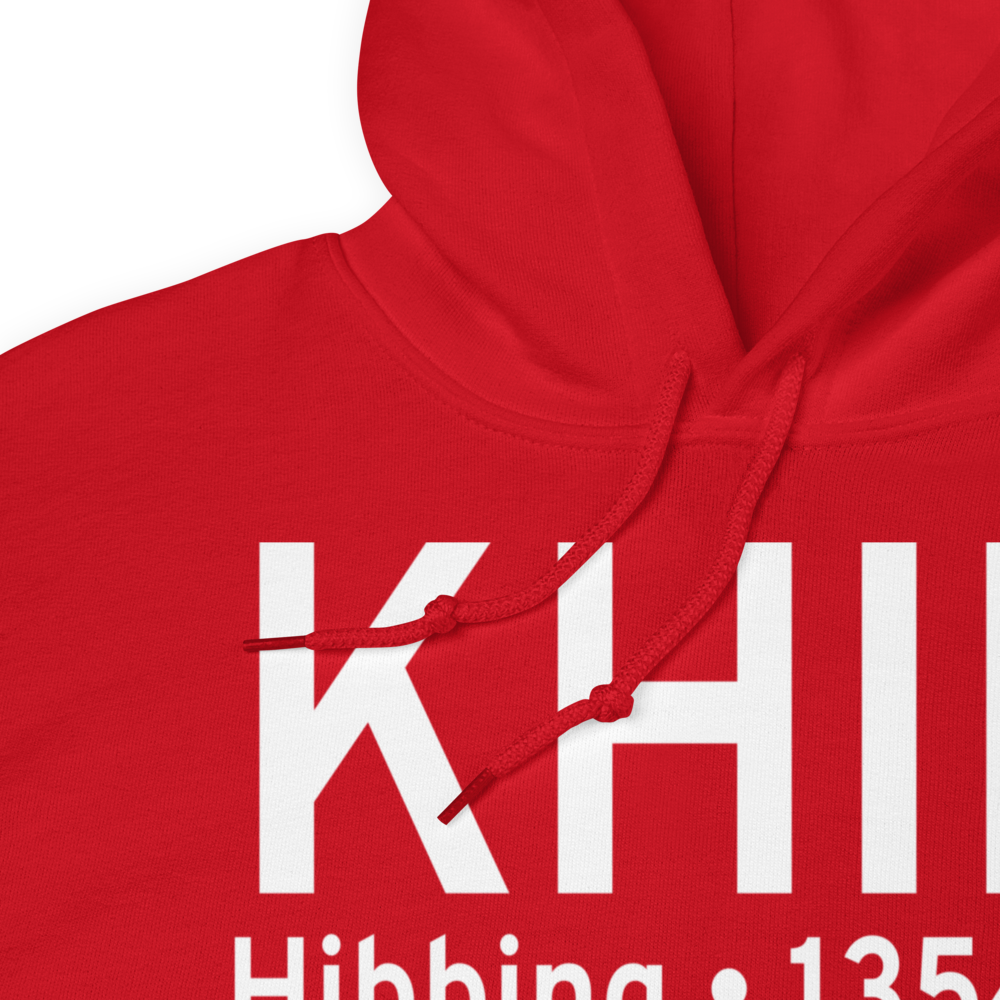 Range Regional Airport (KHIB) ICAO Hoodie Sweatshirt 
