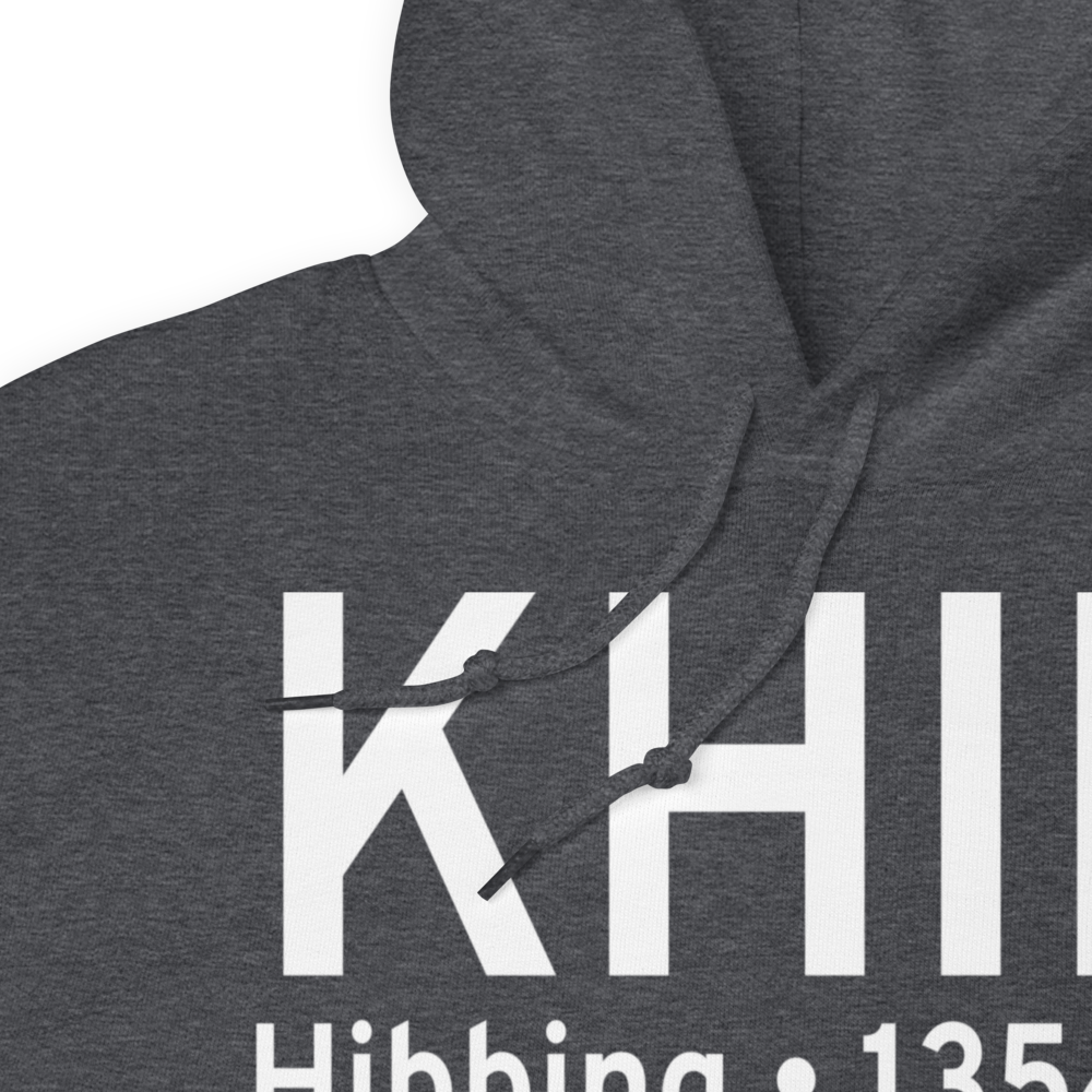 Range Regional Airport (KHIB) ICAO Hoodie Sweatshirt 