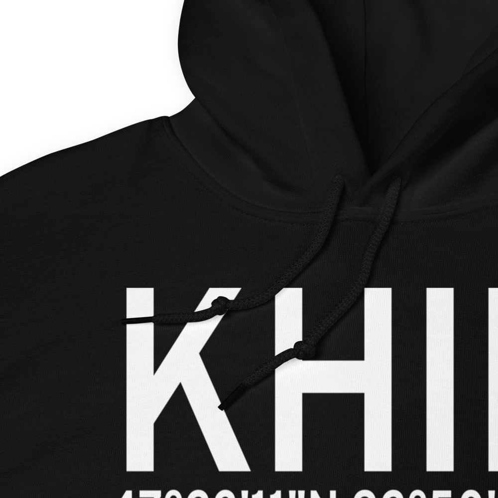 Range Regional Airport (KHIB) ICAO Hoodie Sweatshirt 