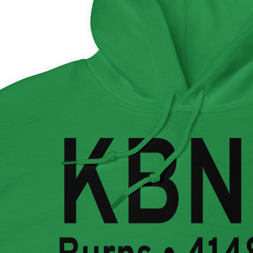 Burns Municipal Airport (KBNO) ICAO Hoodie Sweatshirt 