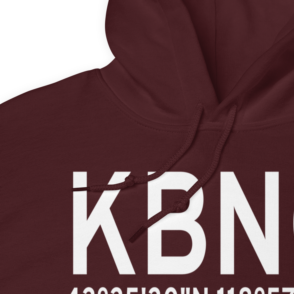 Burns Municipal Airport (KBNO) ICAO Hoodie Sweatshirt 