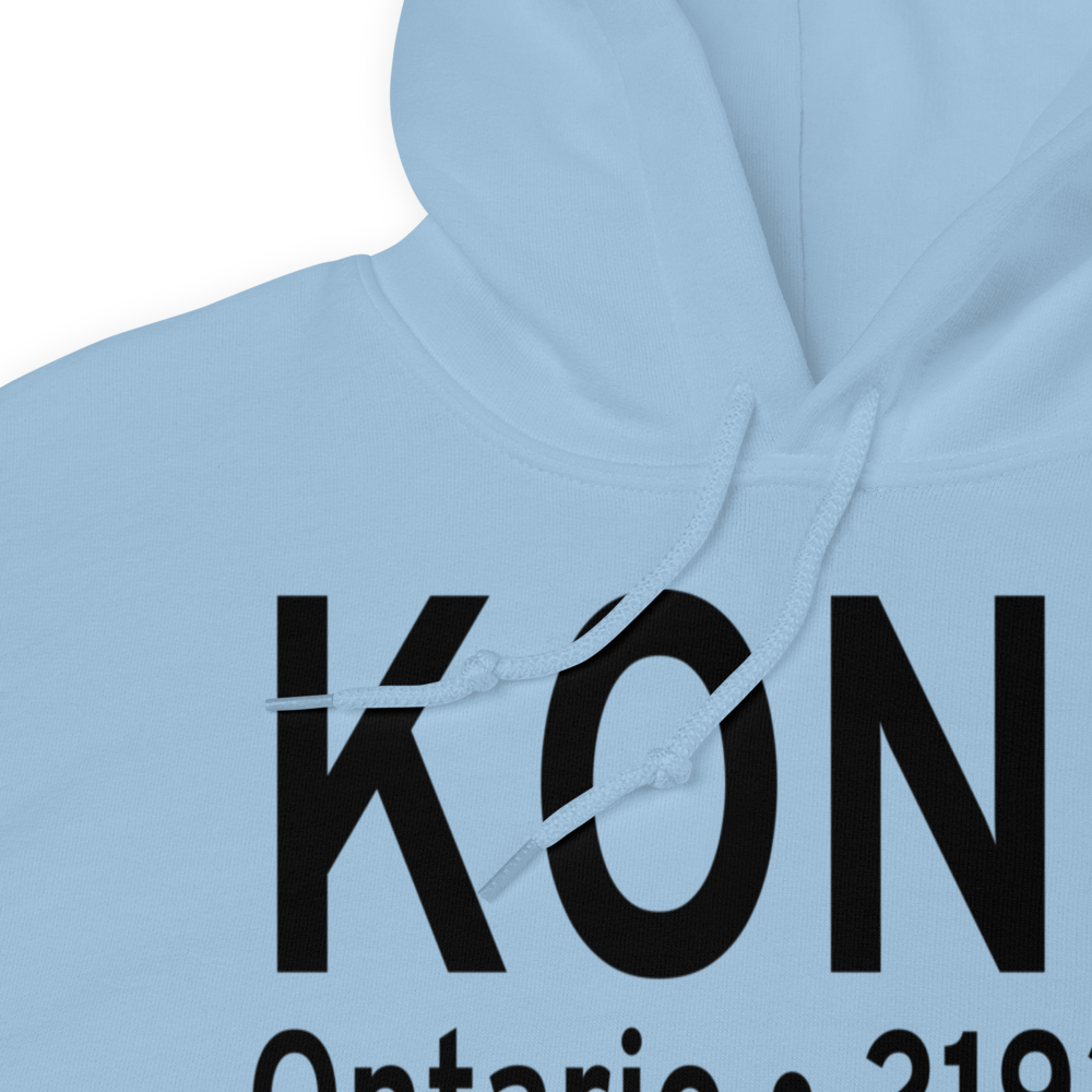 Ontario Municipal Airport (KONO) ICAO Hoodie Sweatshirt 