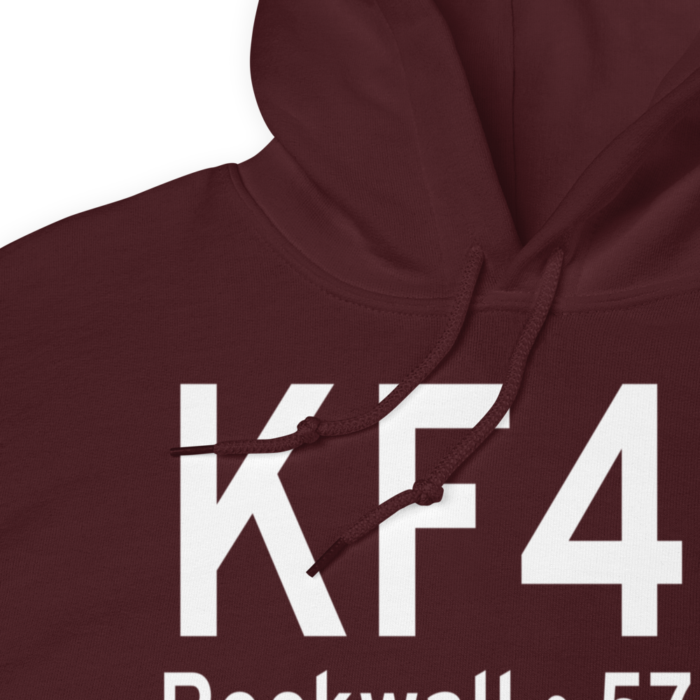 Rockwall Municipal Airport (KF46) ICAO Hoodie Sweatshirt 