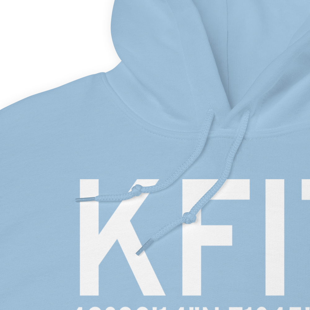 Fitchburg Municipal Airport (KFIT) ICAO Hoodie Sweatshirt 