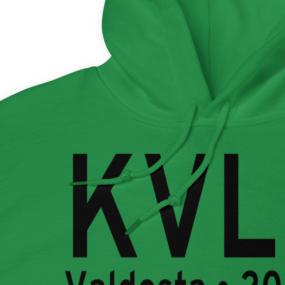 Valdosta Regional Airport (KVLD) ICAO Hoodie Sweatshirt 