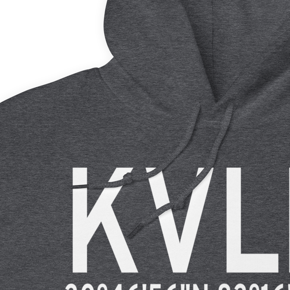 Valdosta Regional Airport (KVLD) ICAO Hoodie Sweatshirt 