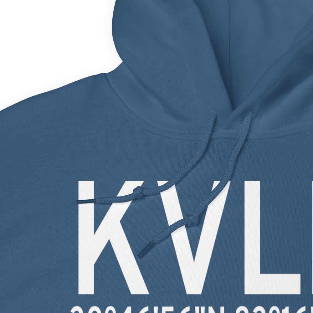 Valdosta Regional Airport (KVLD) ICAO Hoodie Sweatshirt 