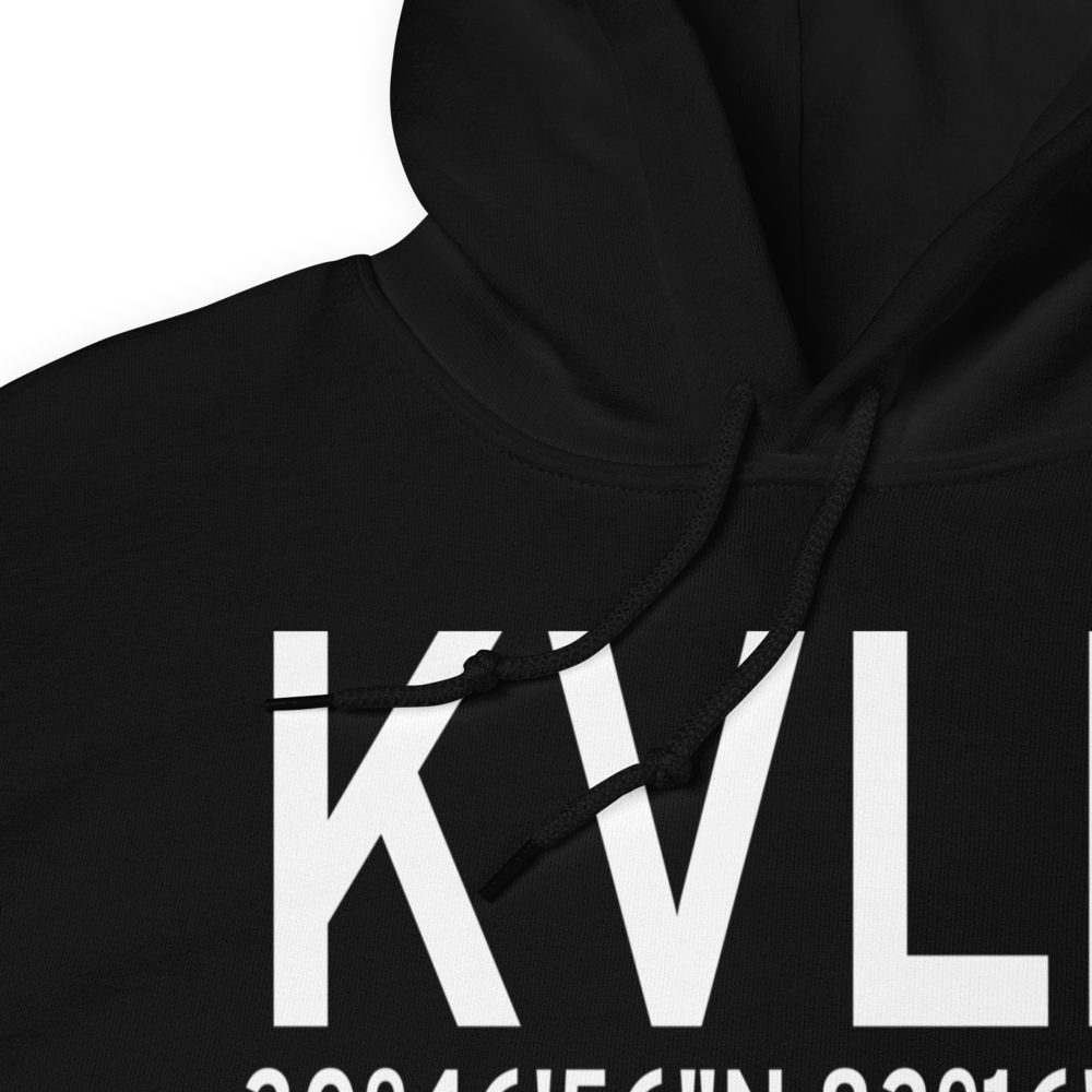 Valdosta Regional Airport (KVLD) ICAO Hoodie Sweatshirt 