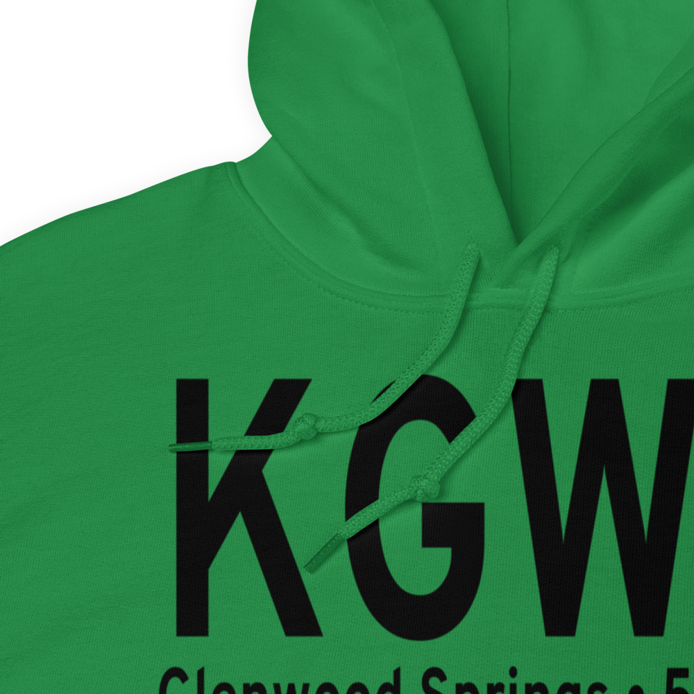 Glenwood Springs Municipal Airport (KGWS) ICAO Hoodie Sweatshirt 