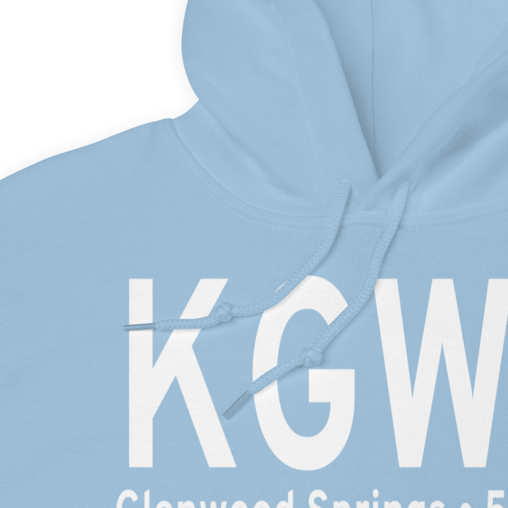 Glenwood Springs Municipal Airport (KGWS) ICAO Hoodie Sweatshirt 